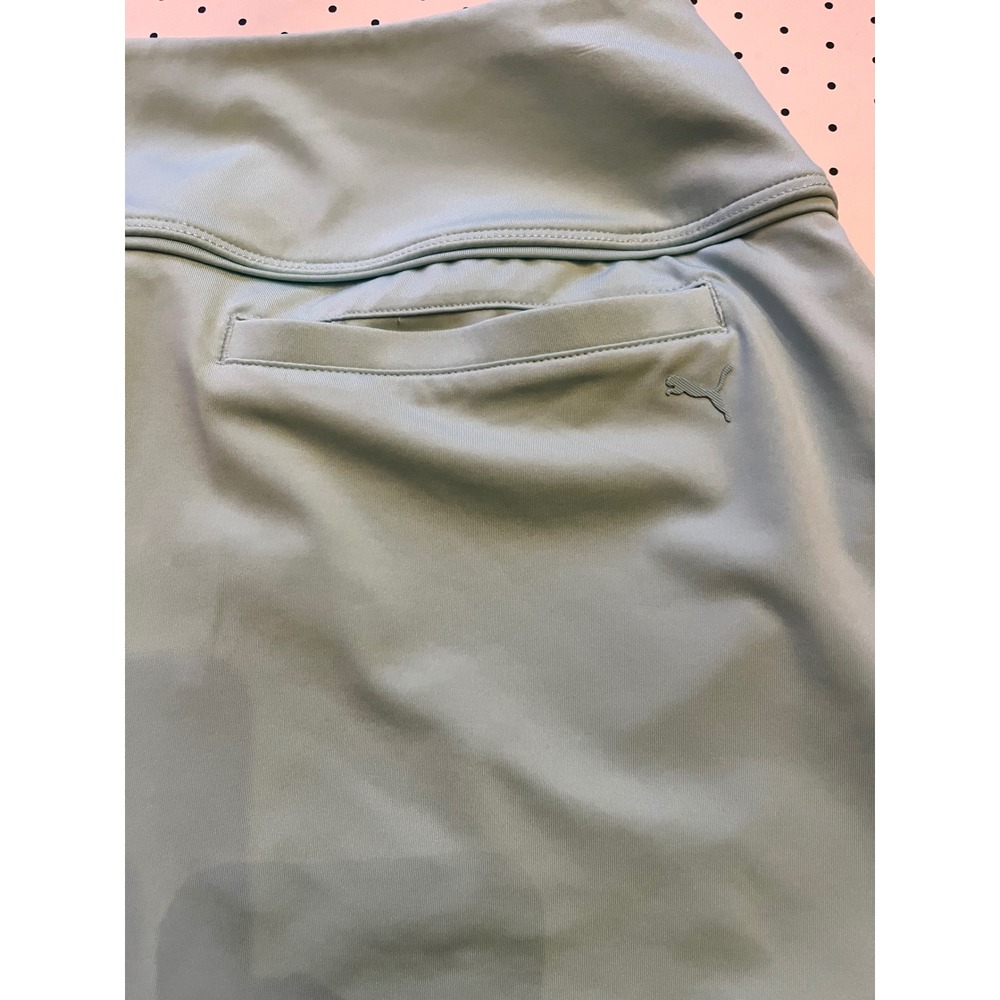 Puma Womens M Golf Tennis Skort Sage Green Built In Shorts Athletic 14in - Picture 8 of 8